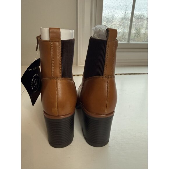 NEW Verney Weatherproof Ankle Boot Brown Leather Women's Sz US 7.5 $220 [jb] - Picture 16 of 16